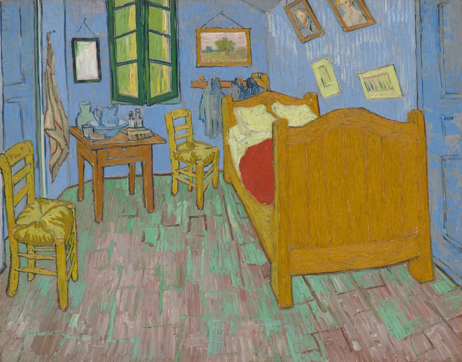 The Bedroom by Vincent van Gogh (Dutch, 1853–1890), 1889 — Oil on canvas.